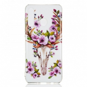 Cover Huawei P30 Lite Fluorescerende Blomsterelg