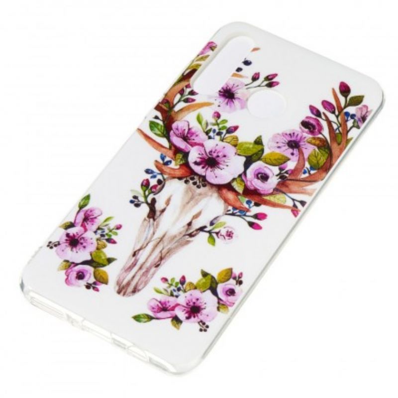 Cover Huawei P30 Lite Fluorescerende Blomsterelg