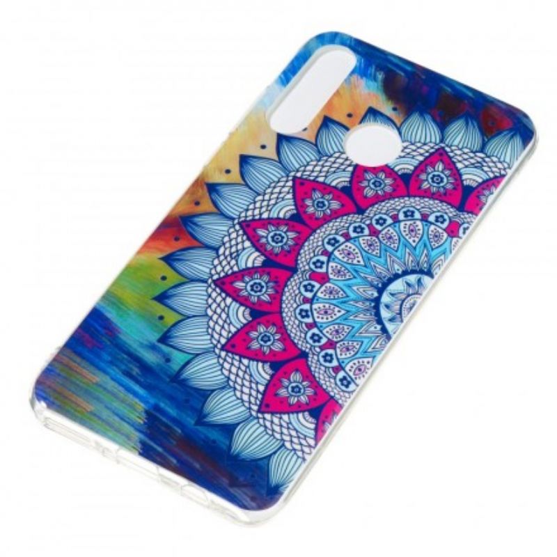 Cover Huawei P30 Lite Fluorescerende Farverig Mandala