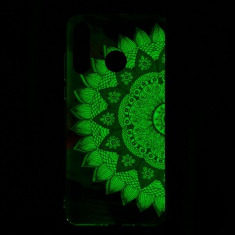 Cover Huawei P30 Lite Fluorescerende Farverig Mandala