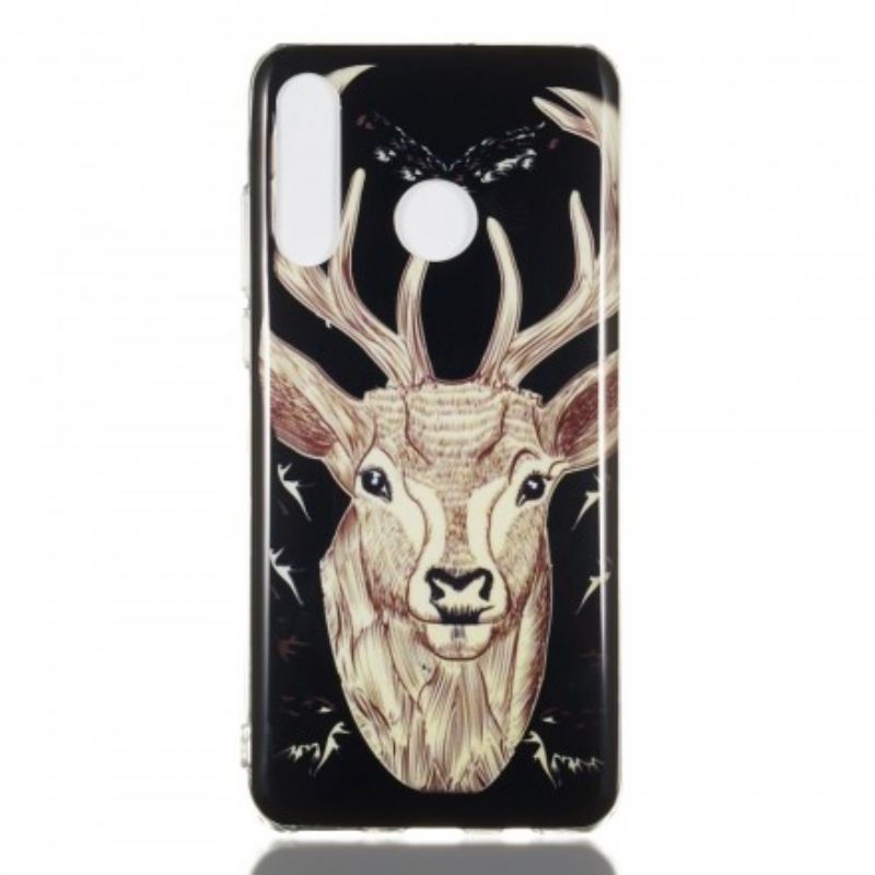 Cover Huawei P30 Lite Fluorescerende Majestic Stag