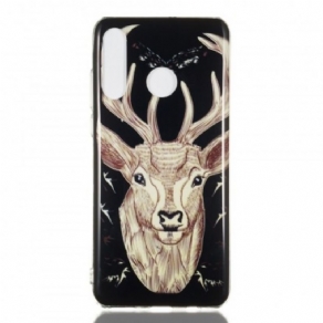 Cover Huawei P30 Lite Fluorescerende Majestic Stag