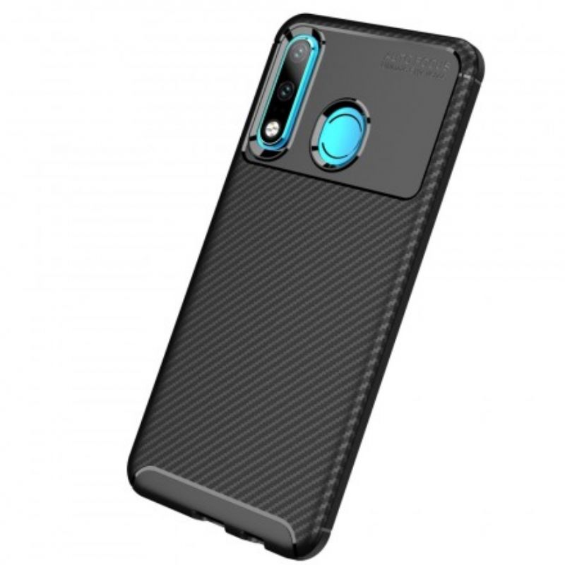 Cover Huawei P30 Lite Kulfiberteksturslange