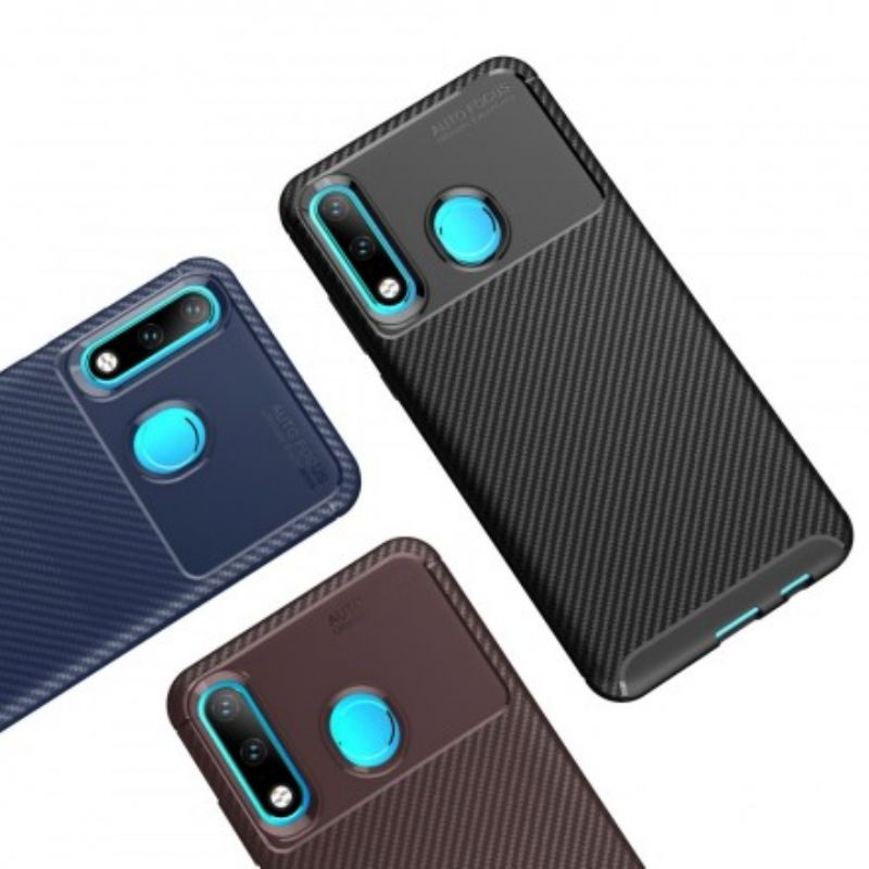 Cover Huawei P30 Lite Kulfiberteksturslange