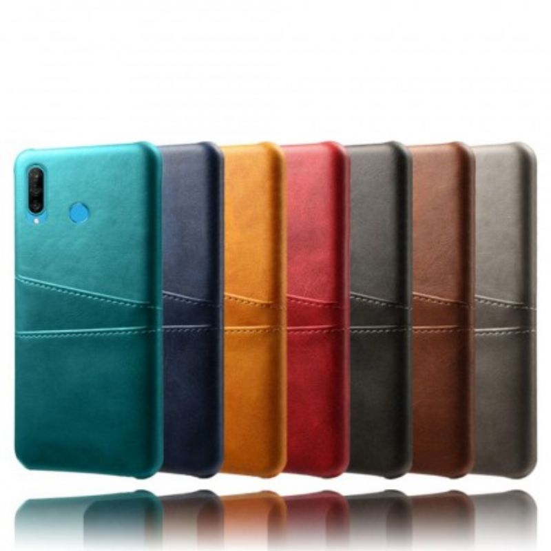 Cover Huawei P30 Lite Lædereffekt Kortholder