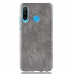 Cover Huawei P30 Lite Litchi-lædereffekt