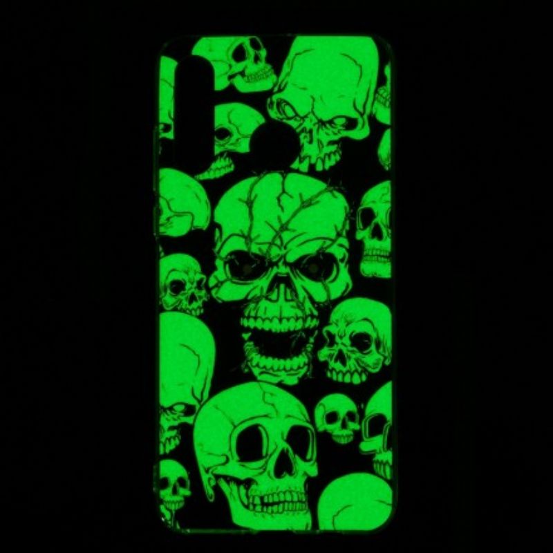 Cover Huawei P30 Lite Pas På Fluorescerende Kranier