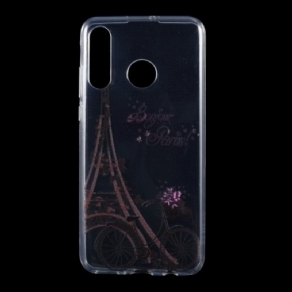 Cover Huawei P30 Lite Transparent Bonjour Paris