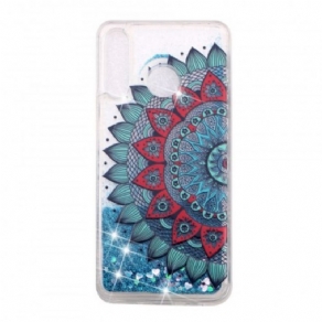 Cover Huawei P30 Lite Transparent Mandala Glitter