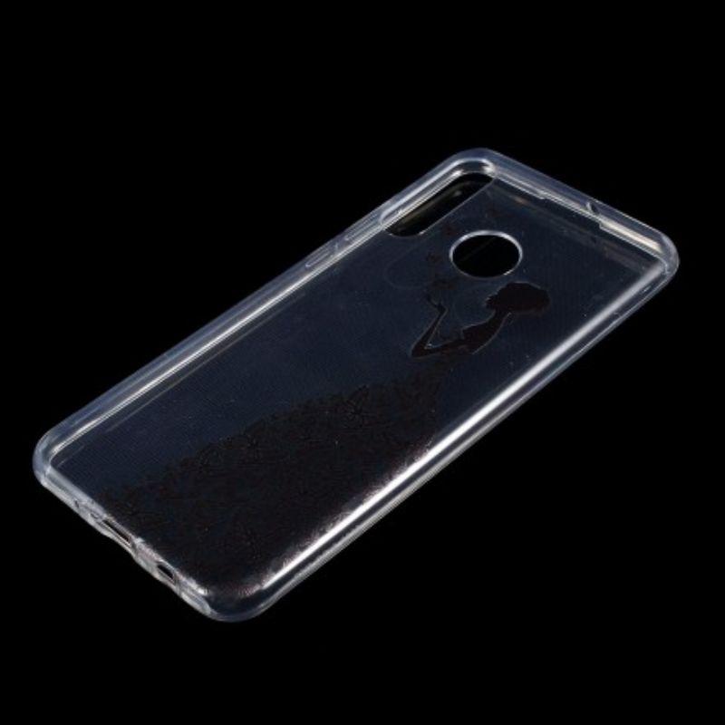 Cover Huawei P30 Lite Transparent Sommerfuglekjole