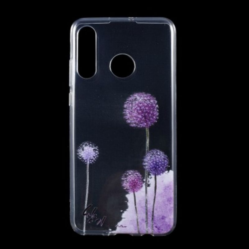 Cover Huawei P30 Lite Transparente Farverige Mælkebøtter