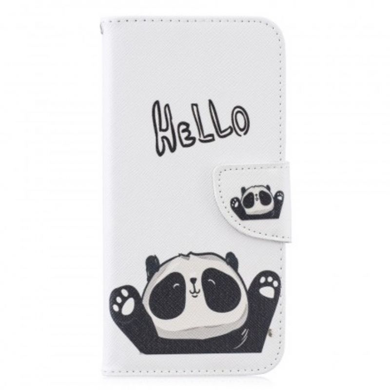 Flip Cover Huawei P30 Lite Hej Panda