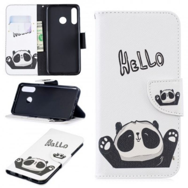 Flip Cover Huawei P30 Lite Hej Panda