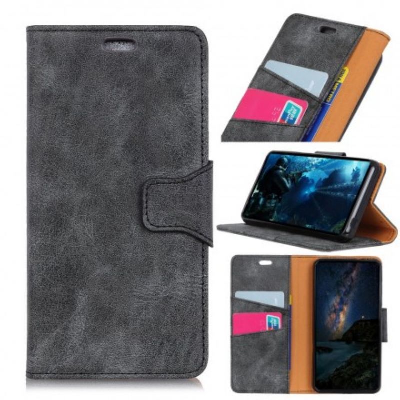 Flip Cover Huawei P30 Lite Læder Cover Dobbeltsidet Magnetklap