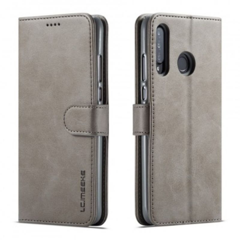 Flip Cover Huawei P30 Lite Lc.imeeke Lædereffekt