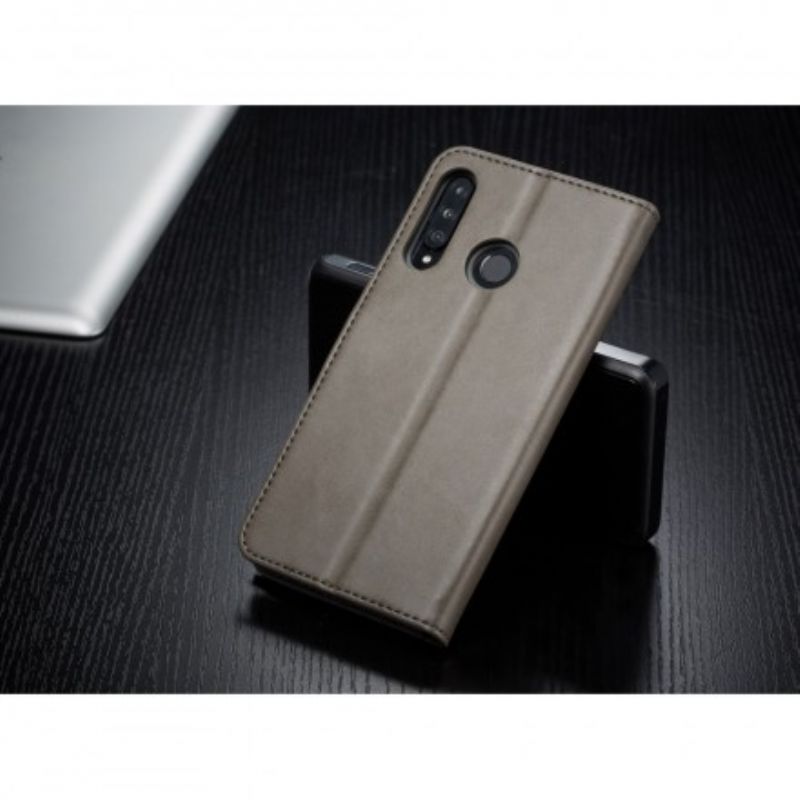 Flip Cover Huawei P30 Lite Lc.imeeke Lædereffekt