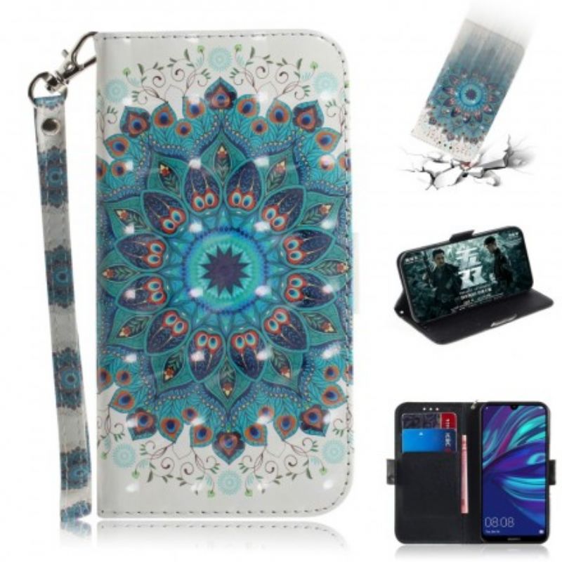 Flip Cover Huawei P30 Lite Med Snor Masterful Strappy Mandala