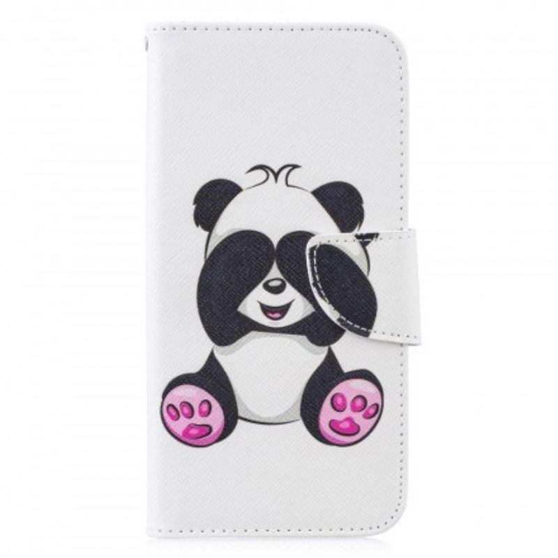 Flip Cover Huawei P30 Lite Panda Sjov