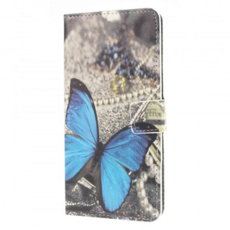 Flip Cover Huawei P30 Lite Sommerfugle Og Blomster