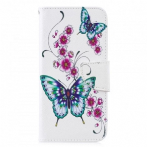 Flip Cover Huawei P30 Lite Vidunderlige Sommerfugle