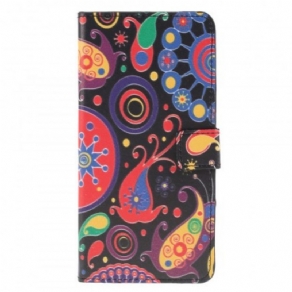 Læder Cover Huawei P30 Lite Galaxy Design