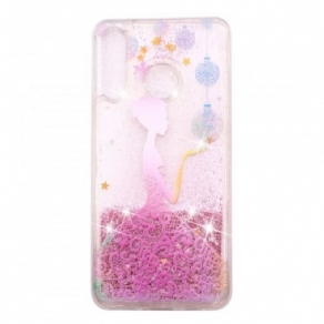 Mobilcover Huawei P30 Lite Transparent Glitterkjole