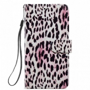 Læder Cover Samsung Galaxy A13 5G / A04s Leopard Print