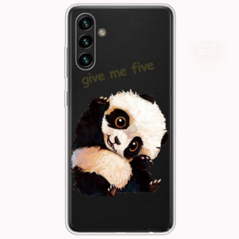 Mobilcover Samsung Galaxy A13 5G / A04s Panda Giv Mig Fem