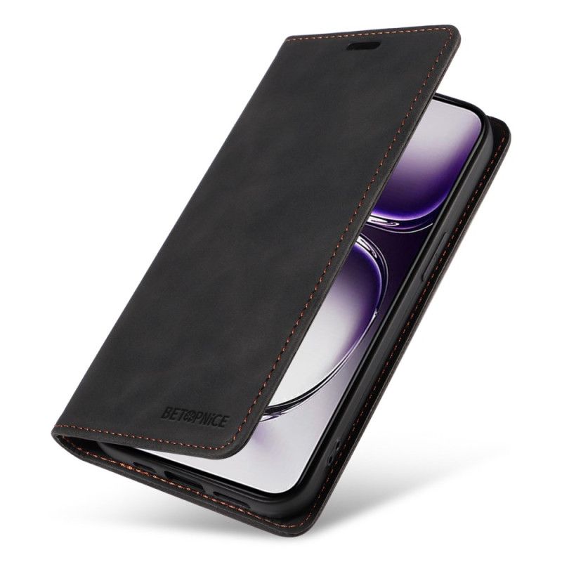 Flip Cover Oppo Reno 12 5g Betopnice Ruskindseffekt Rfid-blokering