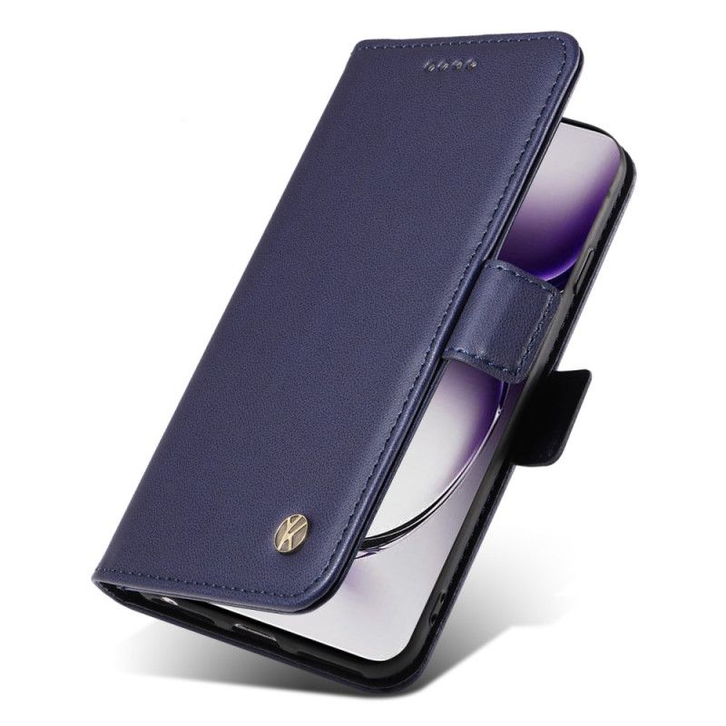 Læder Cover Oppo Reno 12 5g Telefon Etui Klassisk Yikatu