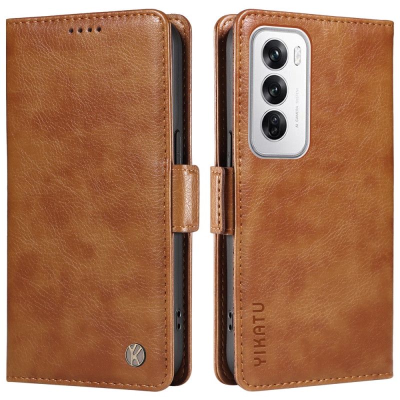 Læder Cover Oppo Reno 12 5g Vintage Yikatu