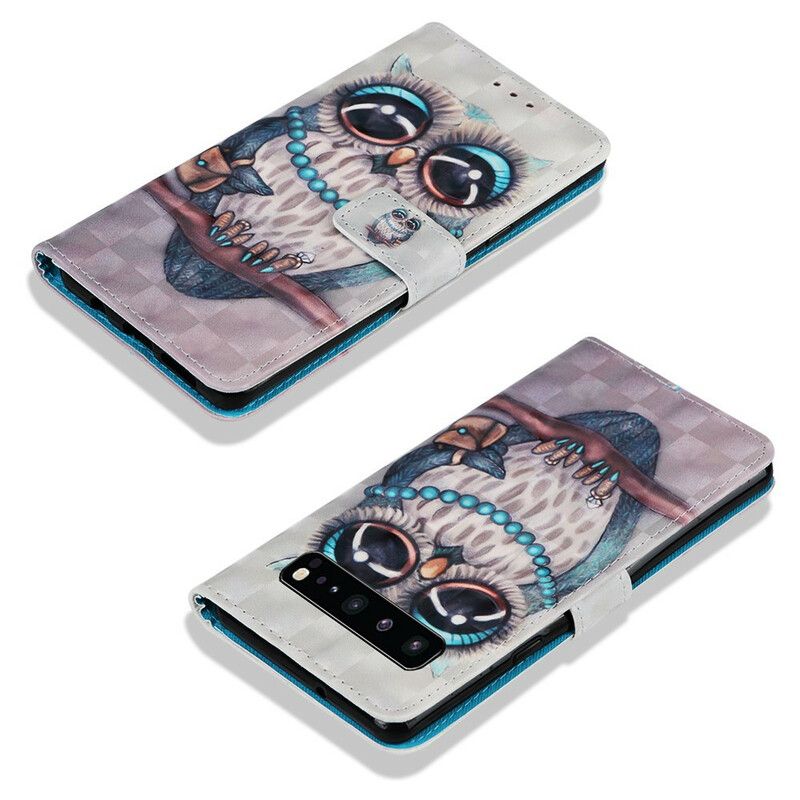 Flip Cover Samsung Galaxy S10 5G Frøken Ugle