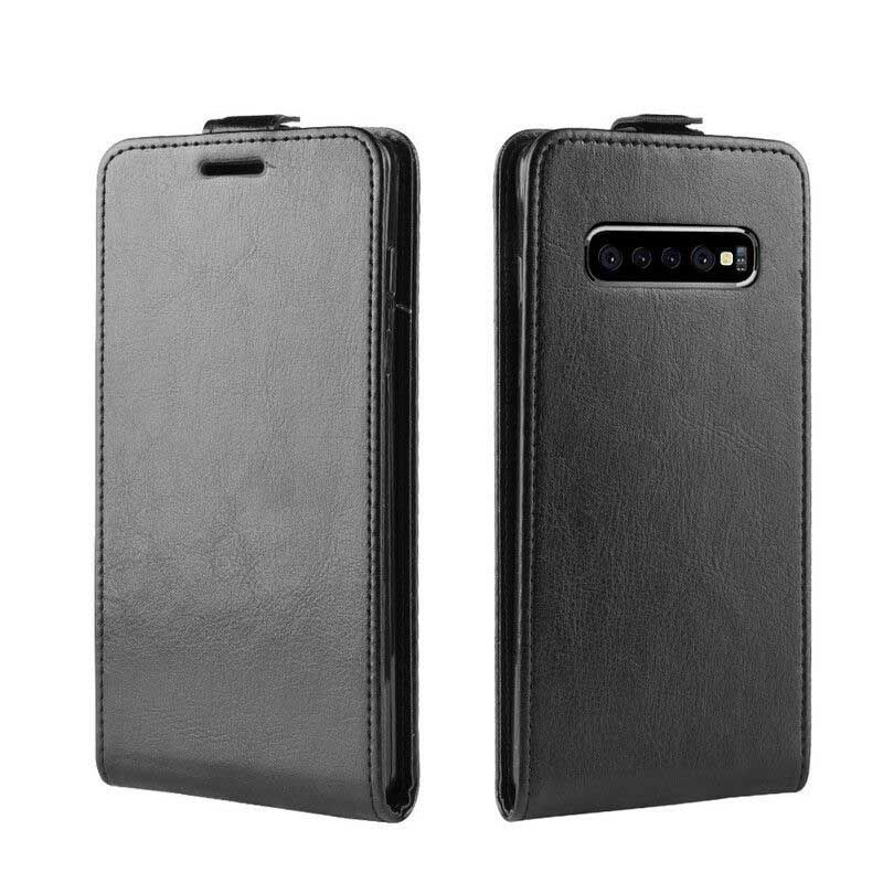 Flip Cover Samsung Galaxy S10 5G Læder Cover Foldbar Lædereffekt