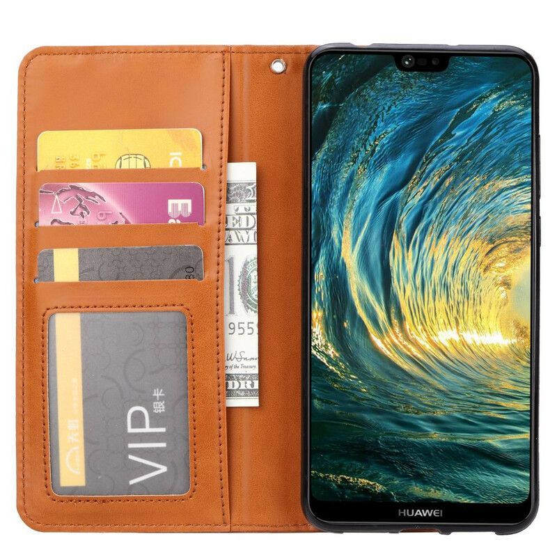 Cover Xiaomi Mi A3 Flip Cover Faux Læder Kortholder