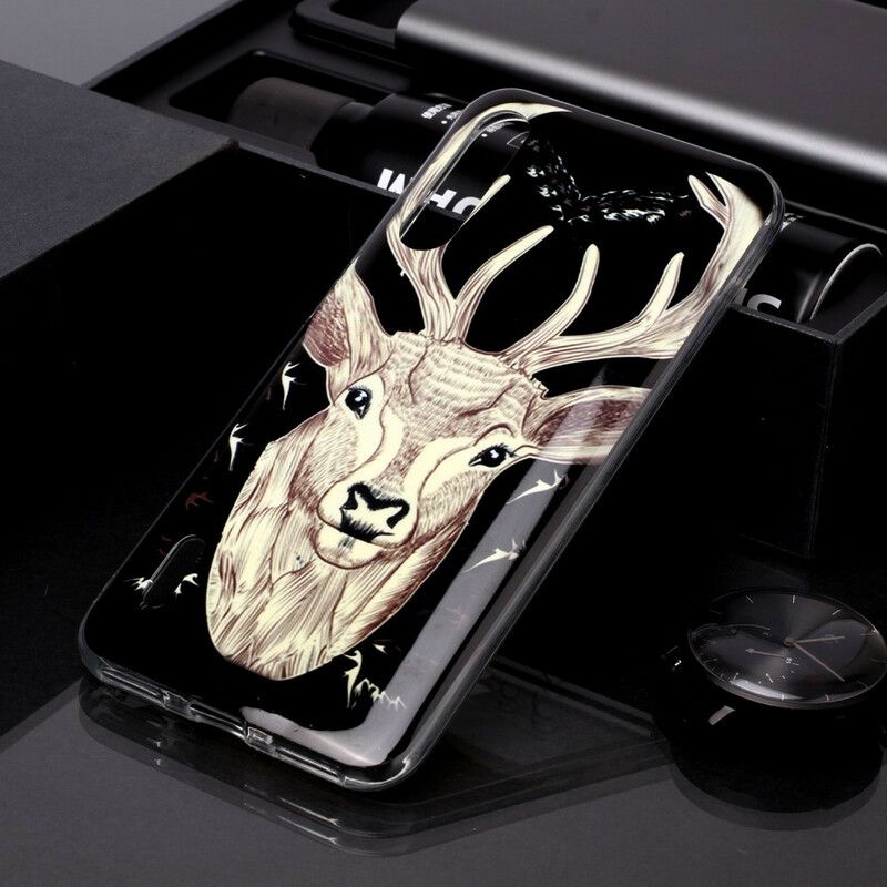 Cover Xiaomi Mi A3 Fluorescerende Majestic Stag