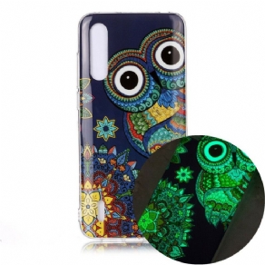 Cover Xiaomi Mi A3 Fluorescerende Mandalaugle