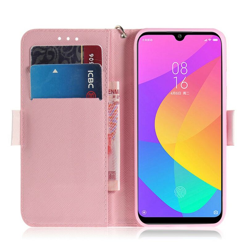 Flip Cover Xiaomi Mi A3 Med Snor Stroppumpe