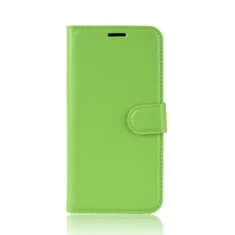 Flip Cover Xiaomi Mi A3 Premium Litchi-lædereffekt