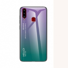 Cover Samsung Galaxy A20s Hej Hærdet Glas