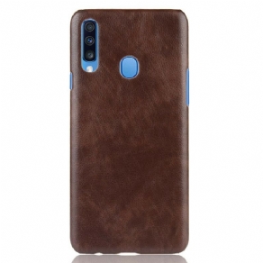 Cover Samsung Galaxy A20s Lichi-lædereffekt