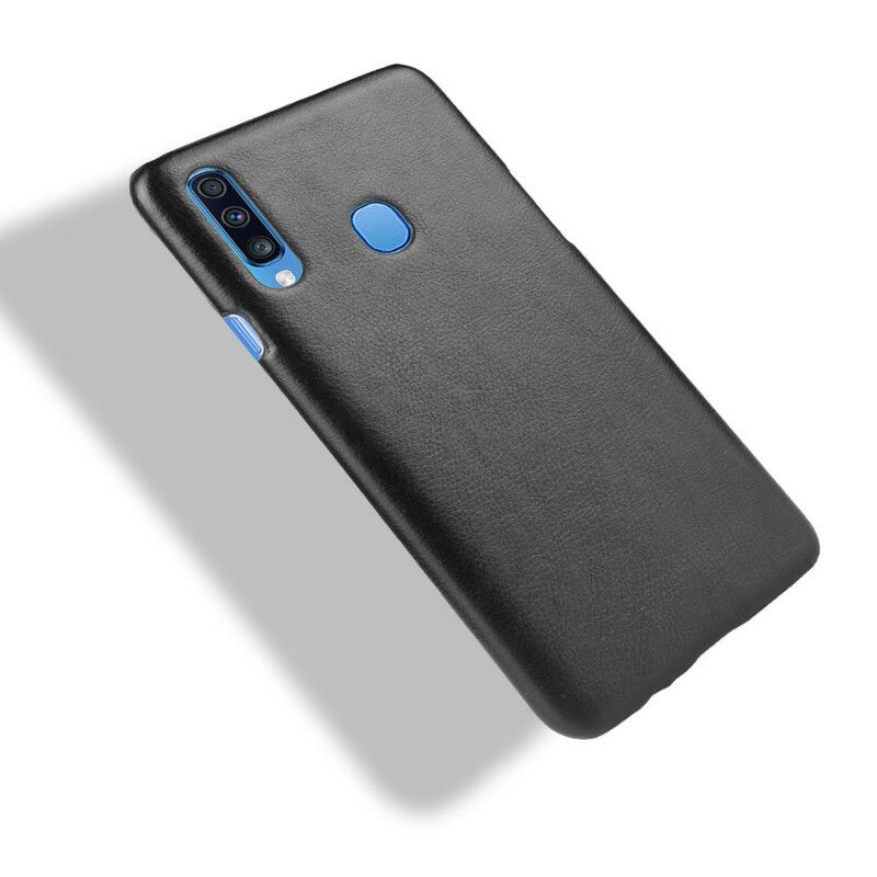 Cover Samsung Galaxy A20s Lichi-lædereffekt