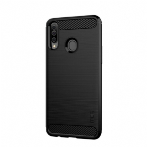 Cover Samsung Galaxy A20s Mofi Børstet Kulfiber