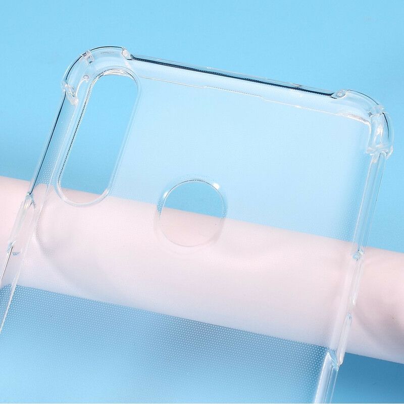 Cover Samsung Galaxy A20s Transparente Forstærkede Hjørner