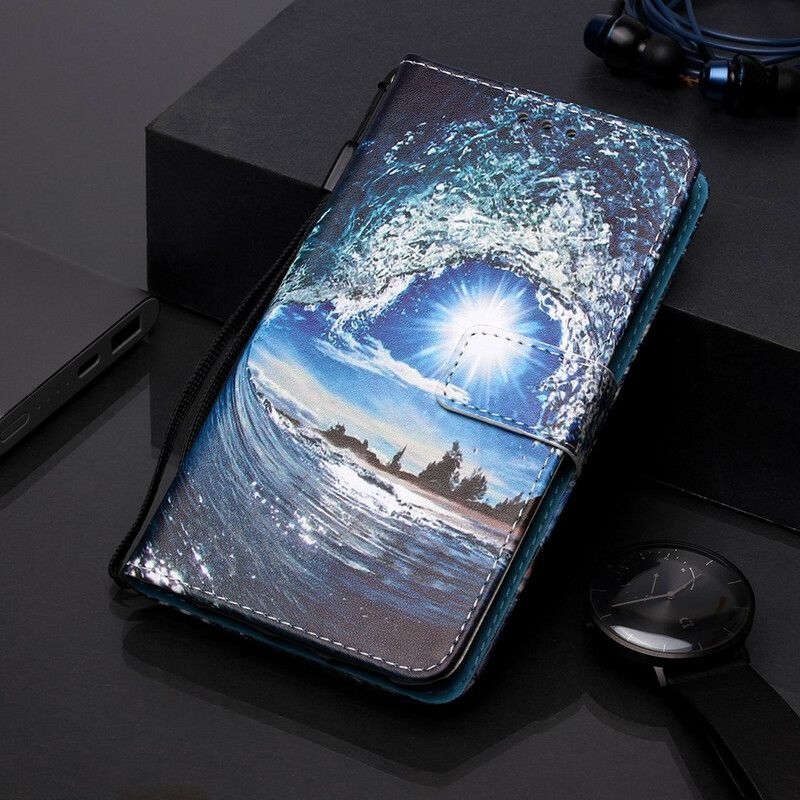 Flip Cover Samsung Galaxy A20s Kiff The Wave