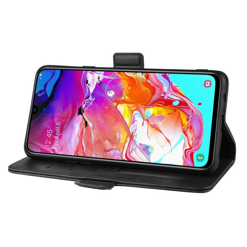 Flip Cover Samsung Galaxy A20s Læder Cover Dobbeltklap