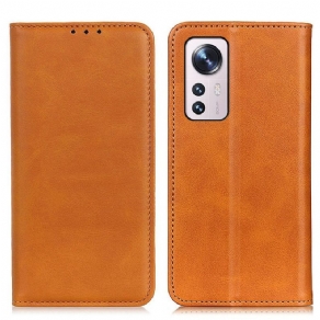 Cover Xiaomi 12 Pro Flip Cover Elegance Split Læder