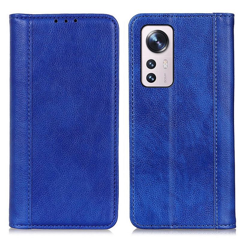 Cover Xiaomi 12 Pro Flip Cover Farvet Version Split Læder