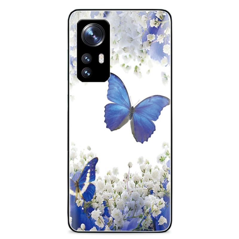 Cover Xiaomi 12 Pro Royal Butterflies Hærdet Glas