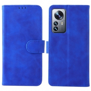 Flip Cover Xiaomi 12 Pro Med Snor Strappy Skin-touch