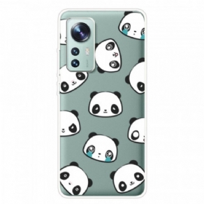 Mobilcover Xiaomi 12 Pro Panda Hoveder